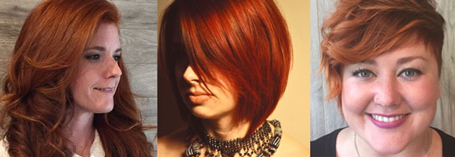 red-collage