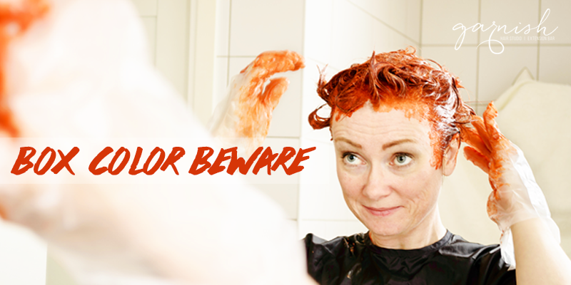 Box Color vs. Salon Color