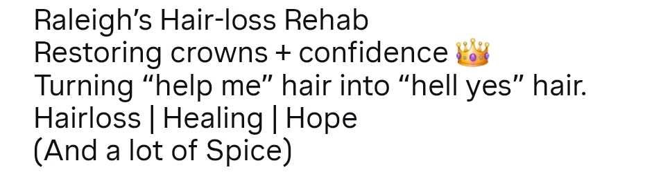 Sativa's Instagram bio